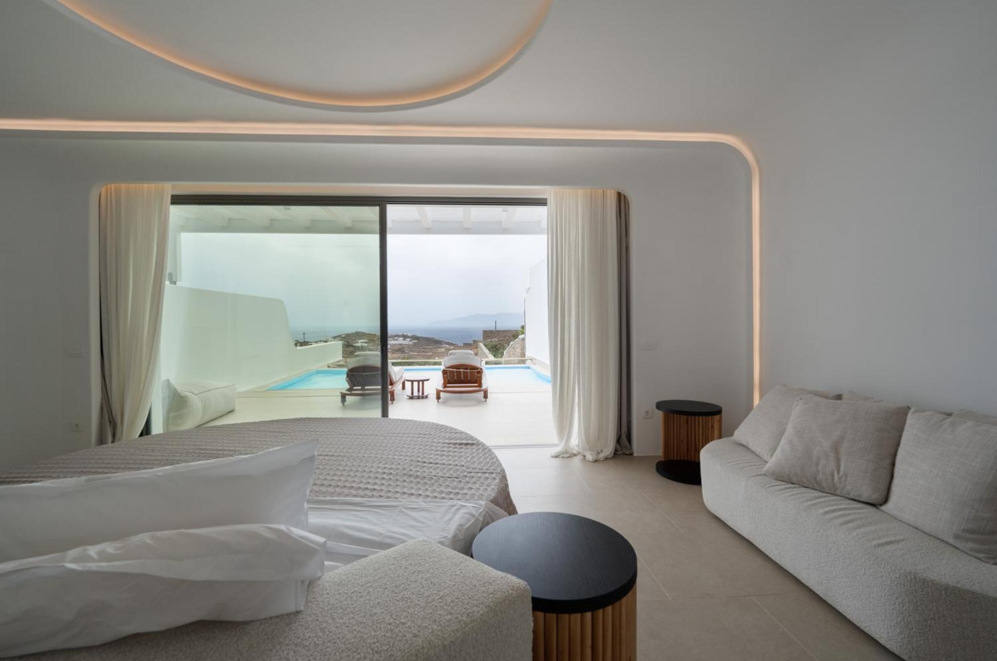 Muse Of Mykonos Luxury Suites Mykonos Town Exteriör bild