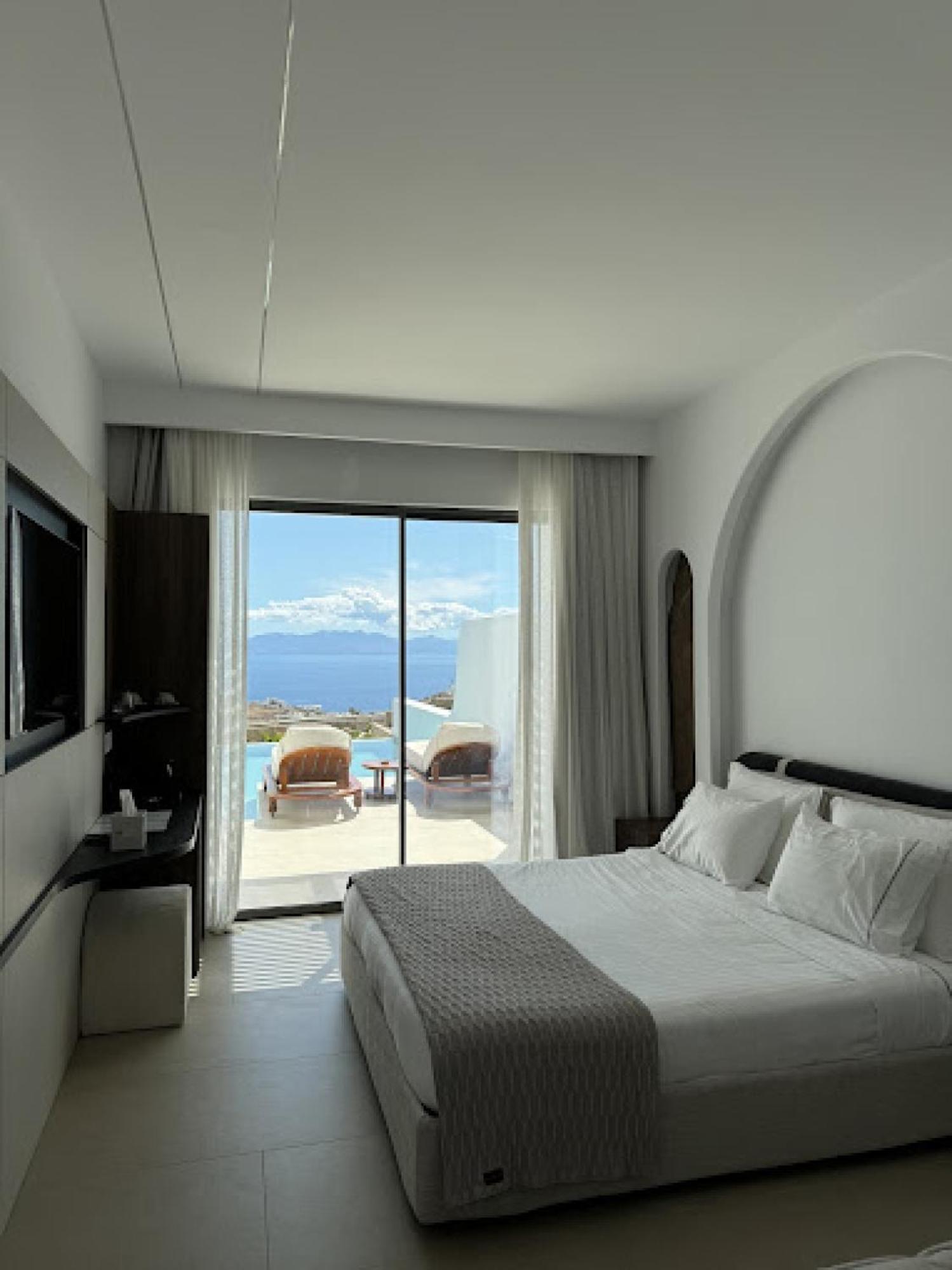 Muse Of Mykonos Luxury Suites Mykonos Town Exteriör bild