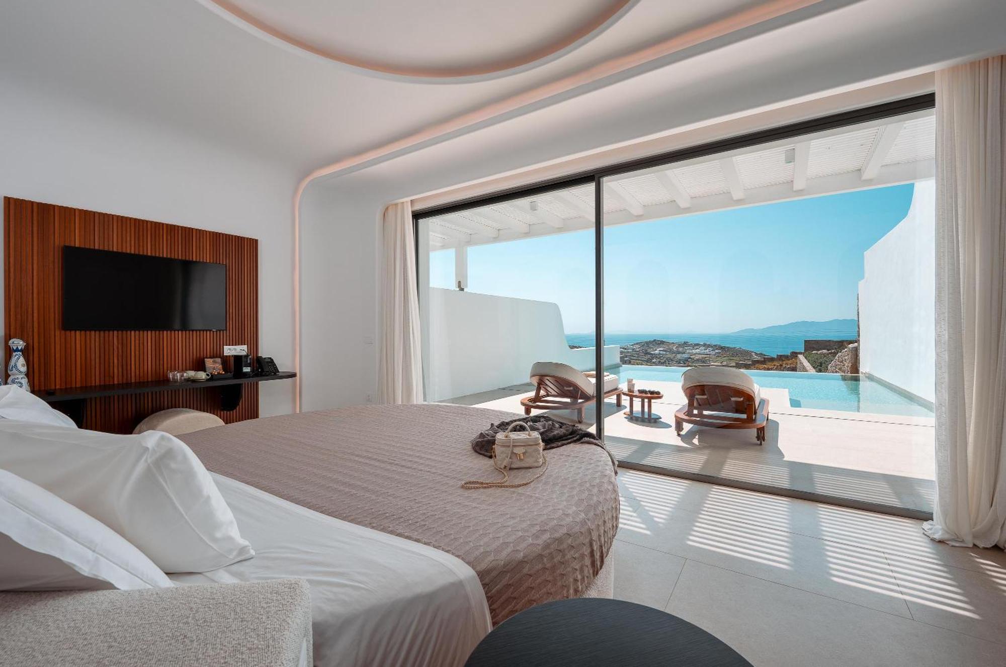 Muse Of Mykonos Luxury Suites Mykonos Town Exteriör bild